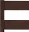 vidaXL - Bedframe - massief - grenenhout - donkerbruin - 90x200 - cm