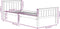 vidaXL - Bedframe - massief - grenenhout - donkerbruin - 90x200 - cm