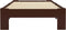 vidaXL - Bedframe - massief - grenenhout - donkerbruin - 90x200 - cm