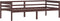 vidaXL - Bedframe - massief - grenenhout - donkerbruin - 90x200 - cm