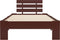 vidaXL - Bedframe - massief - grenenhout - donkerbruin - 90x200 - cm