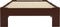 vidaXL - Bedframe - massief - grenenhout - donkerbruin - 90x200 - cm