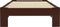 vidaXL - Bedframe - massief - grenenhout - donkerbruin - 90x200 - cm