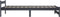 vidaXL - Bedframe - massief - grenenhout - donkergrijs - 100x200 - cm