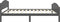 vidaXL - Bedframe - massief - grenenhout - donkergrijs - 120x200 - cm