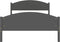 vidaXL - Bedframe - massief - grenenhout - donkergrijs - 120x200 - cm