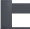 vidaXL - Bedframe - massief - grenenhout - donkergrijs - 120x200 - cm