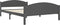 vidaXL - Bedframe - massief - grenenhout - donkergrijs - 140x200 - cm