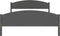 vidaXL - Bedframe - massief - grenenhout - donkergrijs - 140x200 - cm