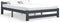 vidaXL - Bedframe - massief - grenenhout - donkergrijs - 160x200 - cm