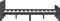 vidaXL - Bedframe - massief - grenenhout - donkergrijs - 160x200 - cm