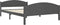 vidaXL - Bedframe - massief - grenenhout - donkergrijs - 160x200 - cm