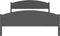 vidaXL - Bedframe - massief - grenenhout - donkergrijs - 160x200 - cm