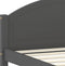 vidaXL - Bedframe - massief - grenenhout - donkergrijs - 90x200 - cm