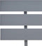 vidaXL - Bedframe - massief - grenenhout - grijs - 100x200 - cm