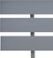 vidaXL - Bedframe - massief - grenenhout - grijs - 100x200 - cm