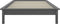 vidaXL - Bedframe - massief - grenenhout - grijs - 100x200 - cm