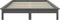 vidaXL - Bedframe - massief - grenenhout - grijs - 120x190 - cm