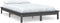 vidaXL - Bedframe - massief - grenenhout - grijs - 120x200 - cm