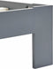 vidaXL - Bedframe - massief - grenenhout - grijs - 120x200 - cm