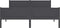 vidaXL - Bedframe - massief - grenenhout - grijs - 120x200 - cm