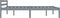 vidaXL - Bedframe - massief - grenenhout - grijs - 120x200 - cm