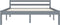 vidaXL - Bedframe - massief - grenenhout - grijs - 120x200 - cm