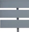 vidaXL - Bedframe - massief - grenenhout - grijs - 120x200 - cm