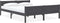 vidaXL - Bedframe - massief - grenenhout - grijs - 120x200 - cm