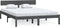 vidaXL - Bedframe - massief - grenenhout - grijs - 140x200 - cm