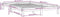 vidaXL - Bedframe - massief - grenenhout - grijs - 140x200 - cm