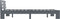 vidaXL - Bedframe - massief - grenenhout - grijs - 140x200 - cm