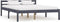 vidaXL - Bedframe - massief - grenenhout - grijs - 140x200 - cm