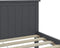 vidaXL - Bedframe - massief - grenenhout - grijs - 140x200 - cm