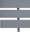 vidaXL - Bedframe - massief - grenenhout - grijs - 140x200 - cm