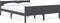 vidaXL - Bedframe - massief - grenenhout - grijs - 160x200 - cm