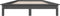 vidaXL - Bedframe - massief - grenenhout - grijs - 160x200 - cm