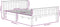vidaXL - Bedframe - massief - grenenhout - grijs - 160x200 - cm