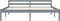 vidaXL - Bedframe - massief - grenenhout - grijs - 160x200 - cm