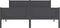 vidaXL - Bedframe - massief - grenenhout - grijs - 160x200 - cm