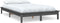 vidaXL - Bedframe - massief - grenenhout - grijs - 160x200 - cm