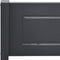 vidaXL - Bedframe - massief - grenenhout - grijs - 160x200 - cm