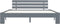 vidaXL - Bedframe - massief - grenenhout - grijs - 180x200 - cm