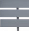 vidaXL - Bedframe - massief - grenenhout - grijs - 180x200 - cm