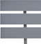 vidaXL - Bedframe - massief - grenenhout - grijs - 180x200 - cm