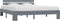 vidaXL - Bedframe - massief - grenenhout - grijs - 180x200 - cm