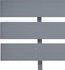 vidaXL - Bedframe - massief - grenenhout - grijs - 180x200 - cm