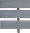 vidaXL - Bedframe - massief - grenenhout - grijs - 180x200 - cm