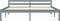 vidaXL - Bedframe - massief - grenenhout - grijs - 180x200 - cm