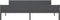 vidaXL - Bedframe - massief - grenenhout - grijs - 200x200 - cm